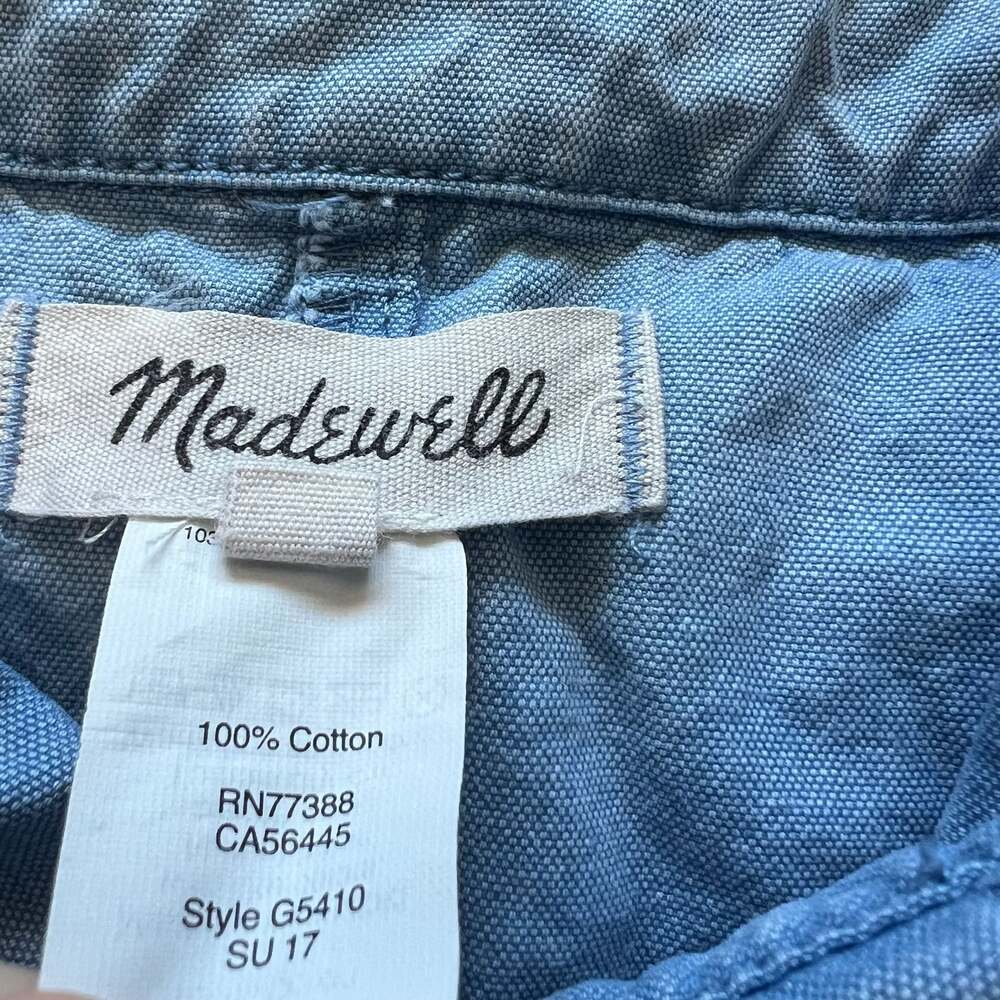 Madewell Blue Cotton Chore Workwear Jacket XL - Picture 6 of 12
